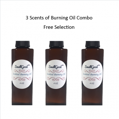 SmellGood - Scented Burning Oils, 3 Scents Combo, 4oz Each