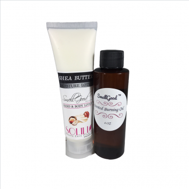 SmellGood - 4oz Scented Burning Oil + 4oz Shea Butter Lotion Combo