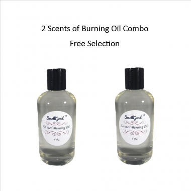 SmellGood - Scented Burning Oils, 2 Scents Combo, 8oz Each