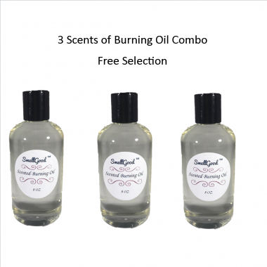 SmellGood - Scented Burning Oils, 3 Scents Combo, 8oz Each