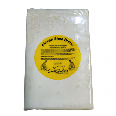 SmellGood - Totally Natural, Pure & Unrefined African Shea Butter in 5 LB bag, Ivory Color