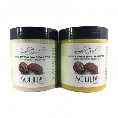 SmellGood - Shea Butter Combo, 16oz Ivory + 16oz Yellow